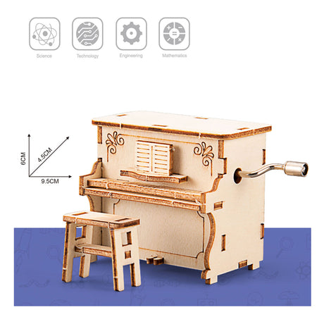 Lobbes speelgoed bv lobbes houten bouwpakket piano - creatief speelgoed voor kinderen.
