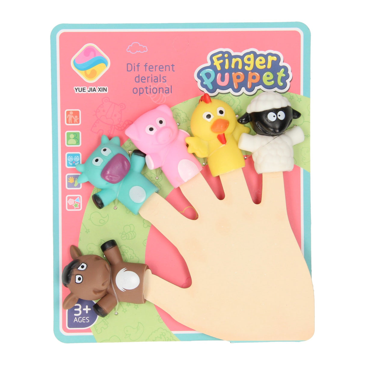 Finger Puppets Farm Animals, 5st.