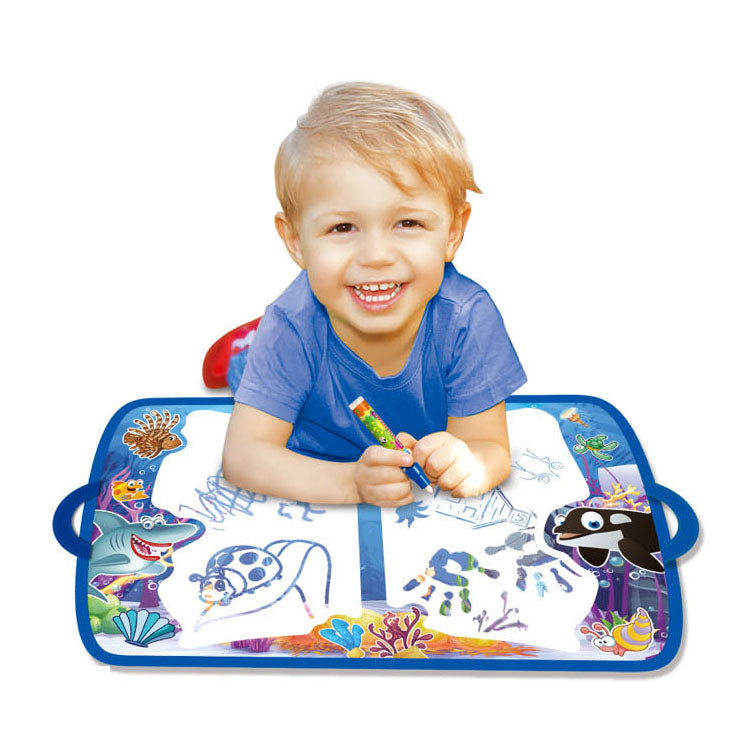 Magic water drawing mat can be stored