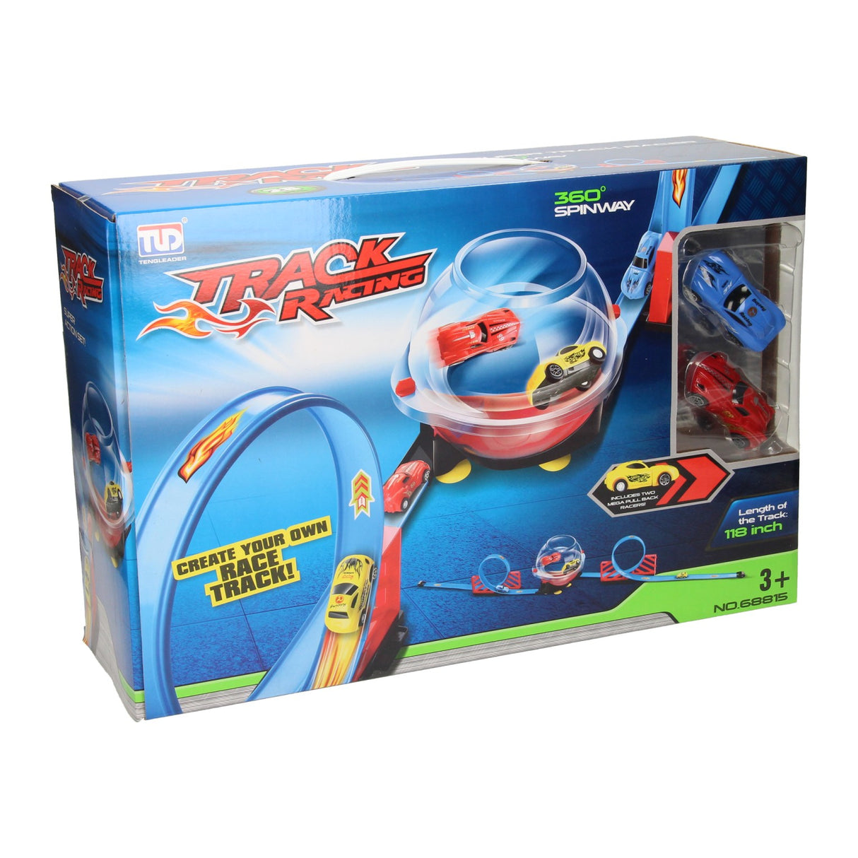 Auto Racing Streck Set Looping Fishbowl