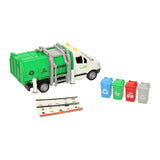 Carrinho de reciclagem com luz e som