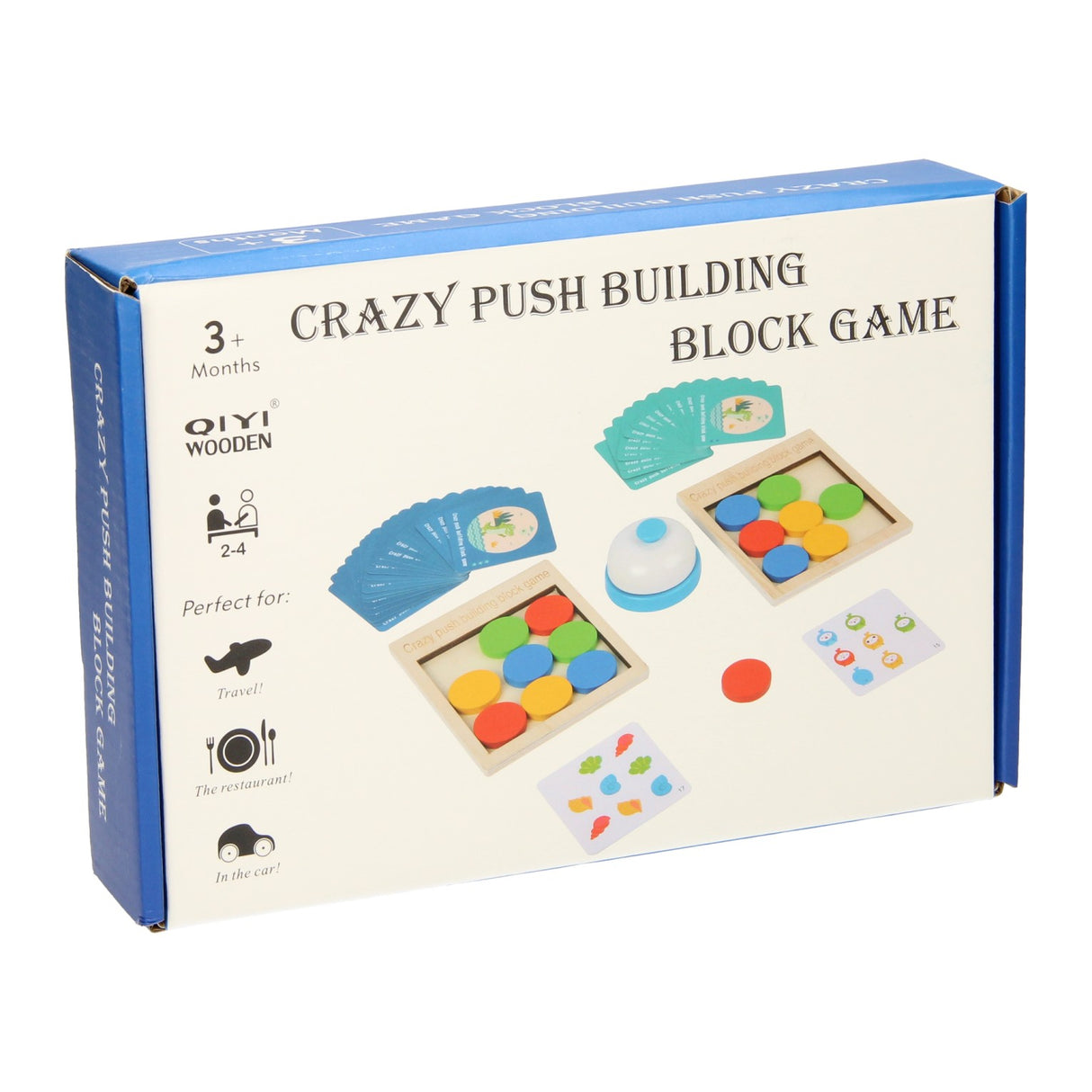 Lobbes Toys BV Wooden Sliding Puzzle Duel with Bell Game