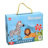 Jigsaw puzzle wild animals, 100 pcs.