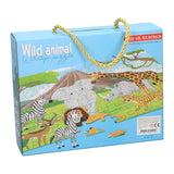 Jigsaw puzzle wild animals, 100 pcs.