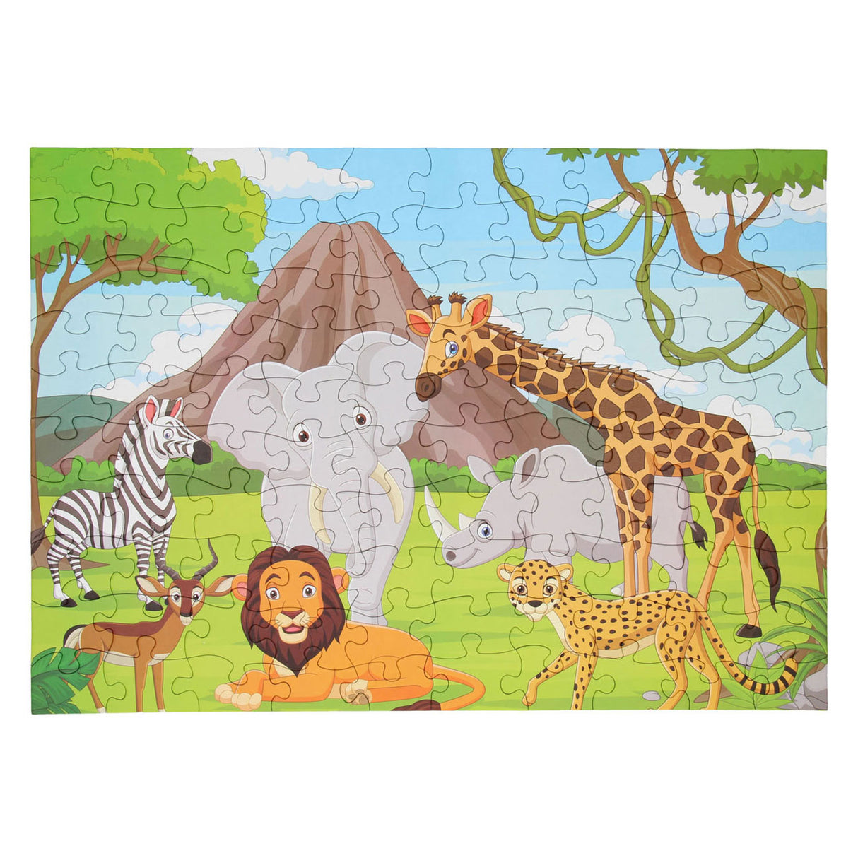 Jigsaw puzzle wild animals, 100 pcs.