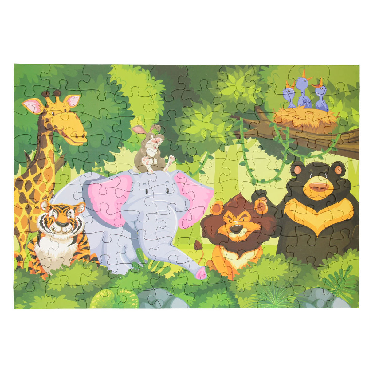 Jigsaw puzzle wild animals, 100 pcs.