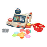 Toy cash register set with accessories