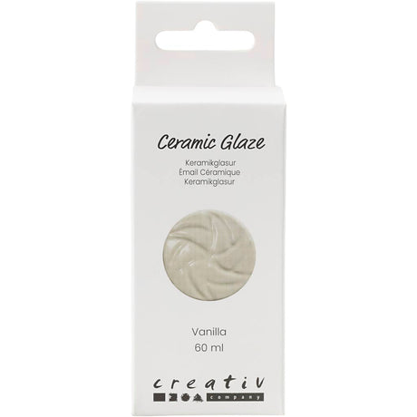 Creativ Company ceramic glaze 984-1101 c opaque vanilla - 60ml