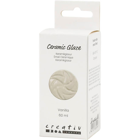 Creativ Company ceramic glaze 984-1101 c opaque vanilla - 60ml