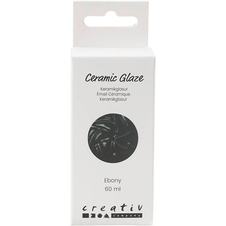 Glazura ceramiczna firmy Creativ 984-1101 c kryjący heban - 60ml