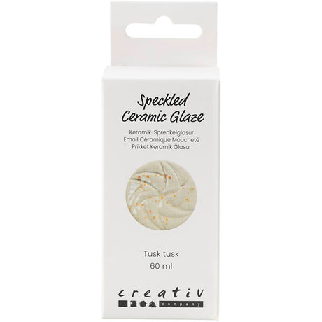 Creative Company speckled ceramic glaze 999-1060°C opaque tusk - 60ml
