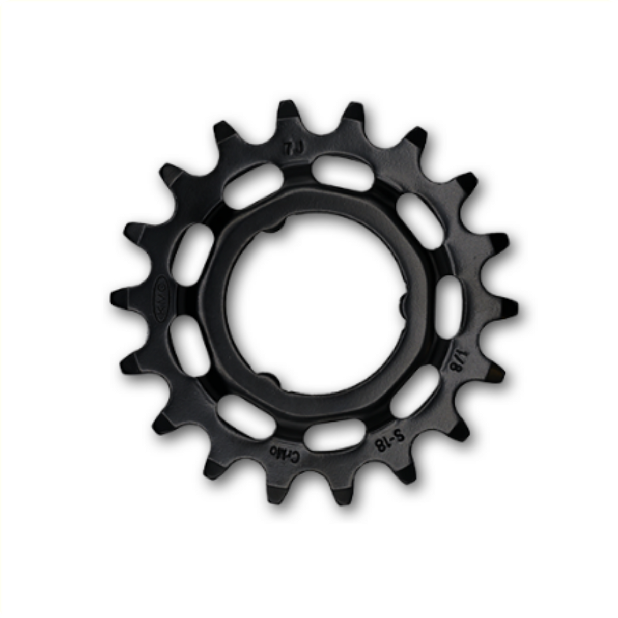 KMC Gear Shimano largo 18t dietro il nero