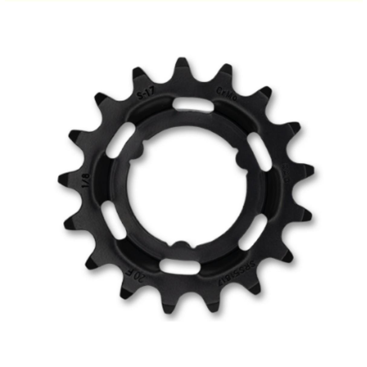 KMC Shimano Gear 17t, Chromolieschwarz