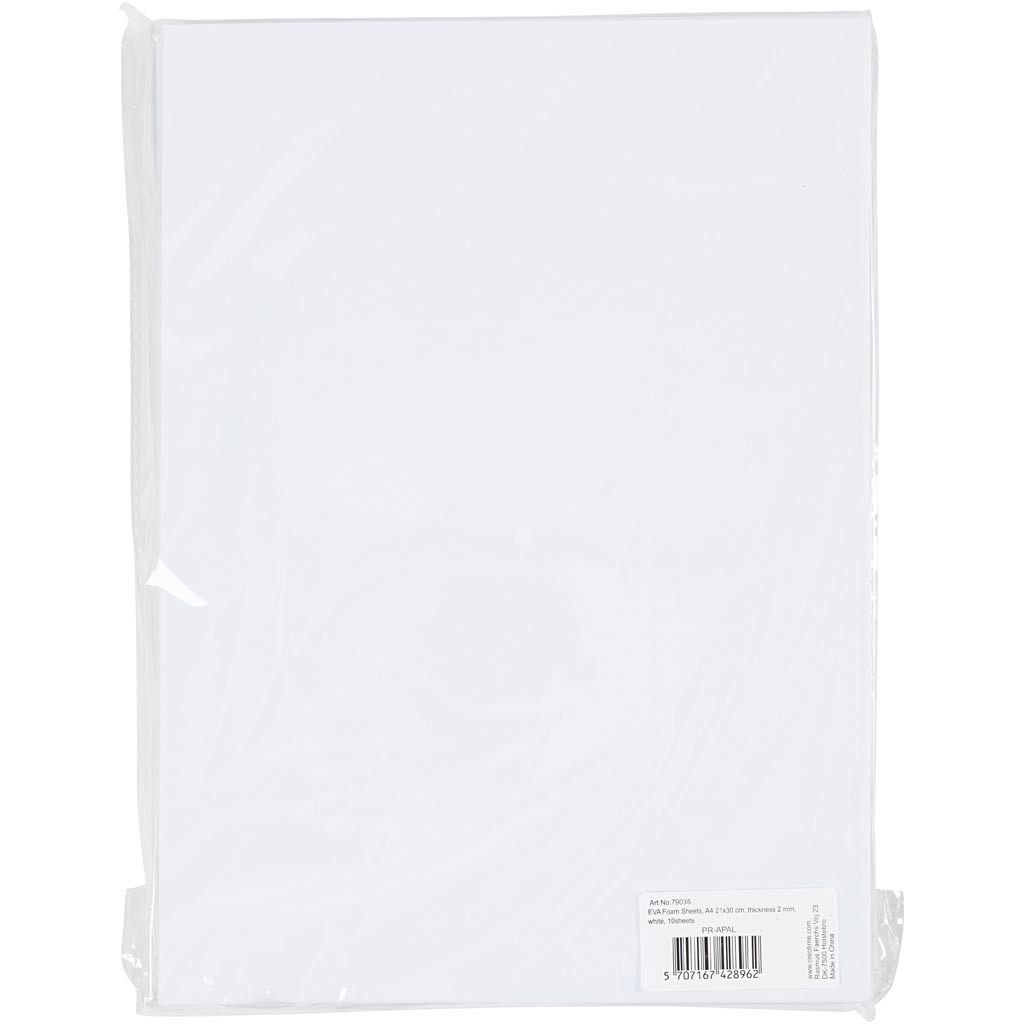 Creativ company https: www.cchobby.nl eva-foam-a4-sheet-210x297-mm-thickness-2-mm-white-10-sheet-1-doos