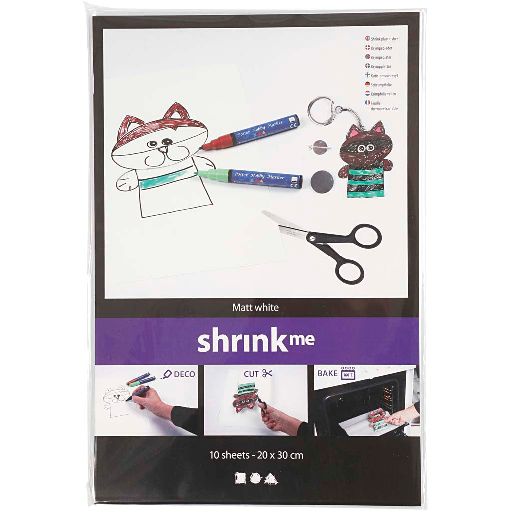 Creativ company https: www.cchobby.nl sheets-shrink-foil-sheet-20x30-cm-thickness-0-3-mm-matt-white-10-sheet-1-box