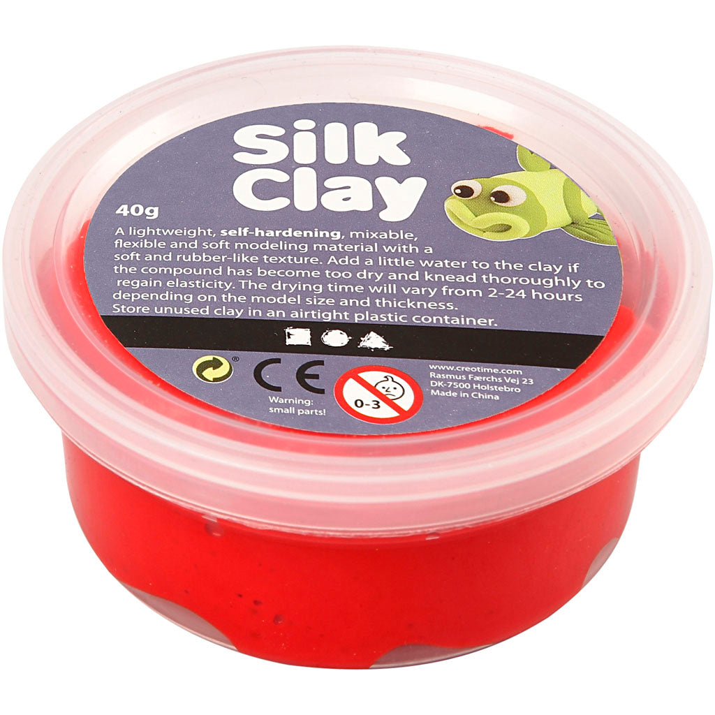 Silk Clay - red, 40g.