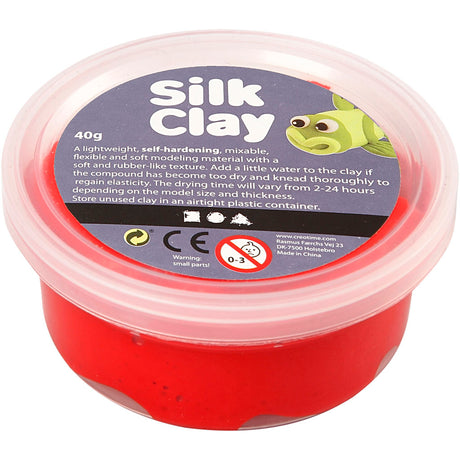 Svilena glina https: www.cchobby.nl silk-clayr-rdeča-40-gr-1-doosje