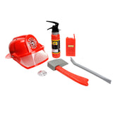 Fire brigade set Deluxe with helmet