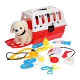 Pes in Travel Basket Vet Play Set