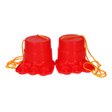 Dino barrels - red