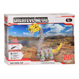 Set di costruzioni in metallo Dino, 122 dlg.