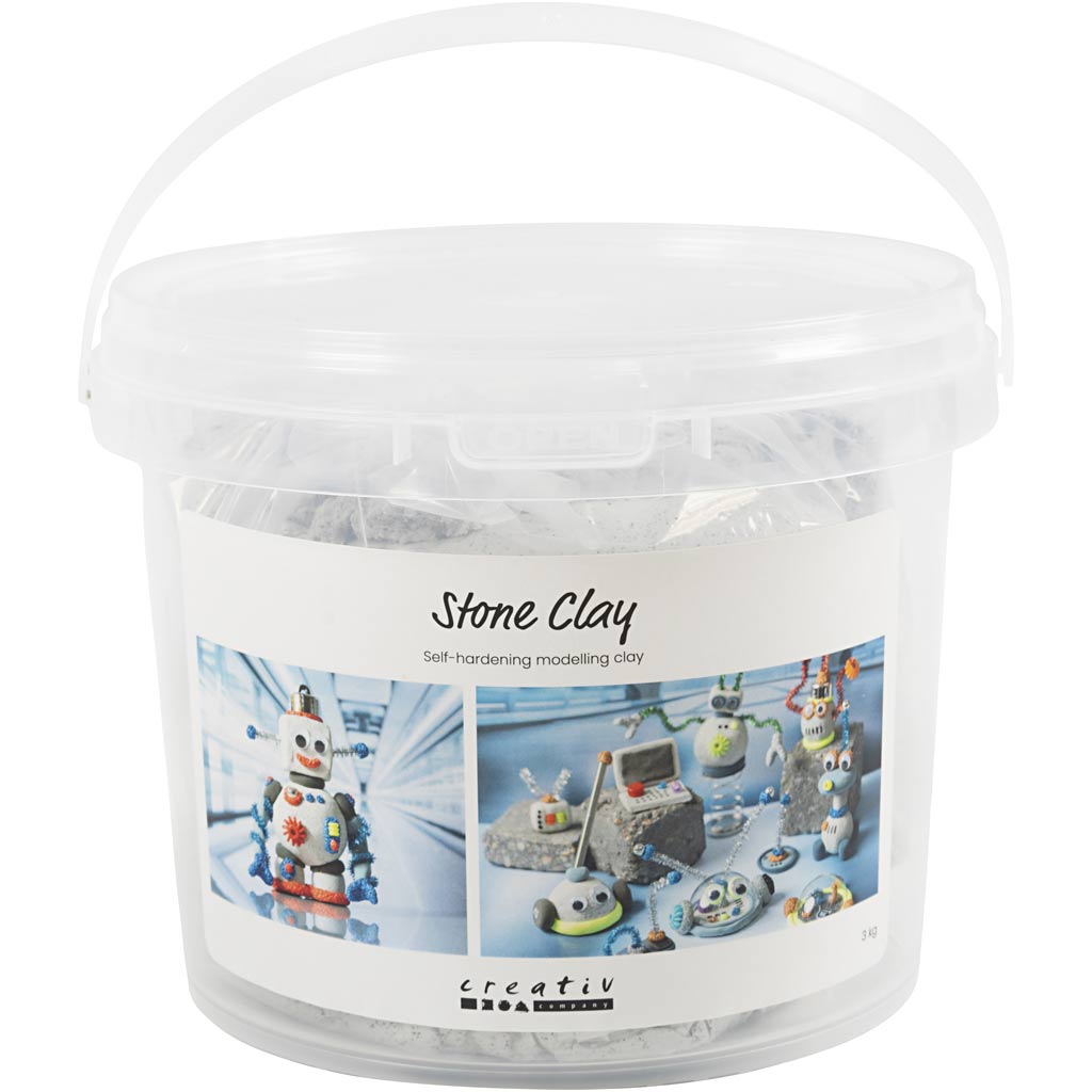 Creativ företag stenlera, 3 kg 1 ask