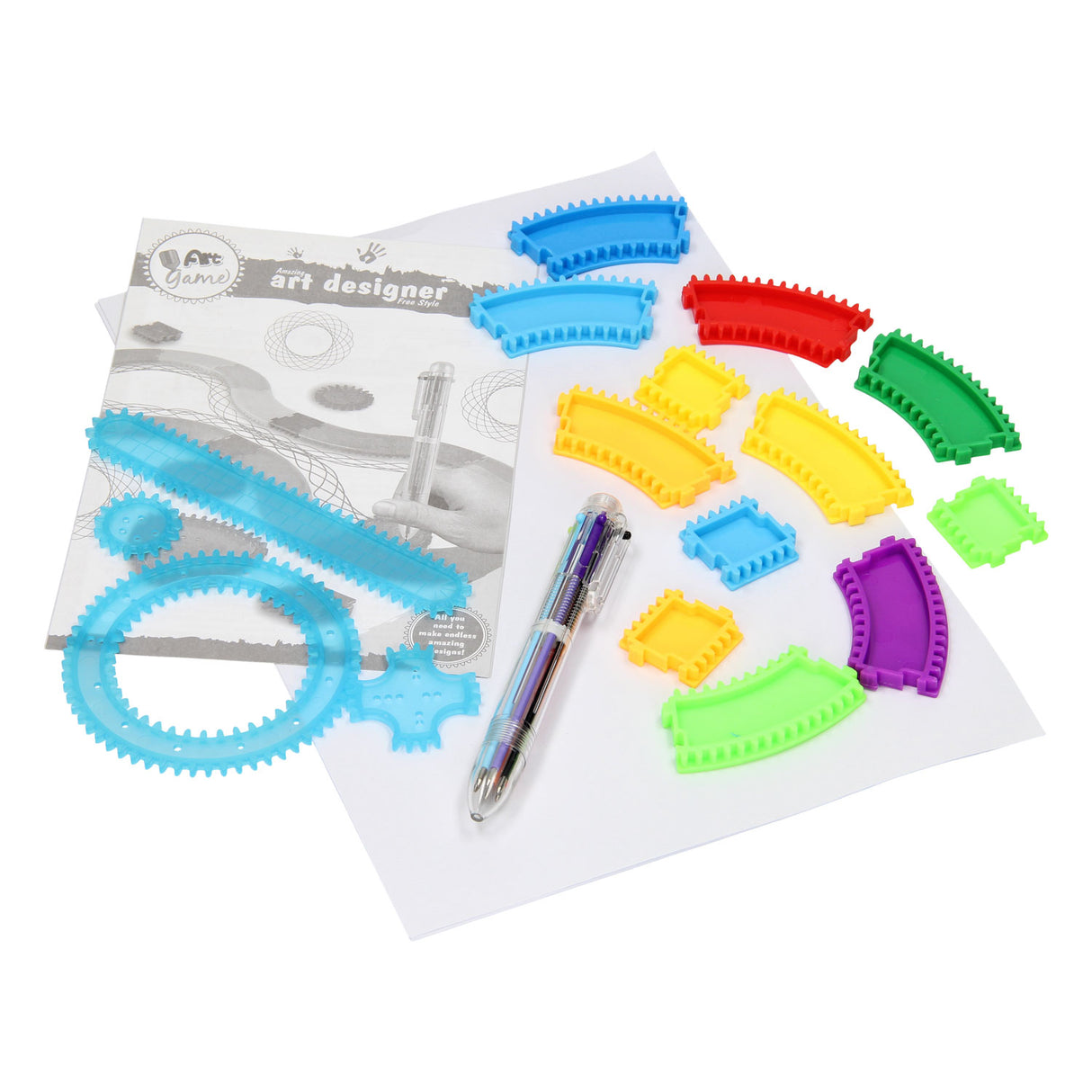 Spiral character set