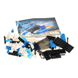 Bouwset titan heroes - space blauw - 84dlg.