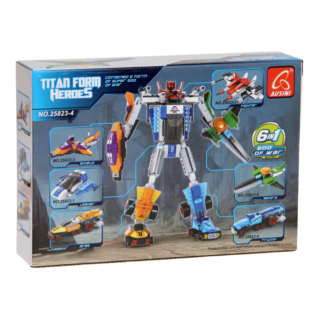 Building set titan heroes - space green, 51 pcs.