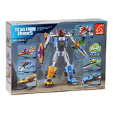 Building set titan heroes - space green, 51 pcs.