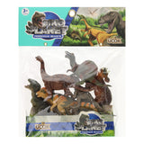 Dinosaur deluxe playset, 6 pcs.