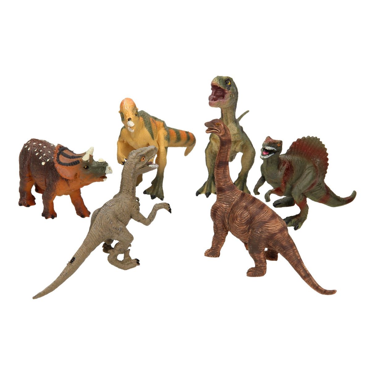 Dinosaurus Luxus Play Set, 6st.