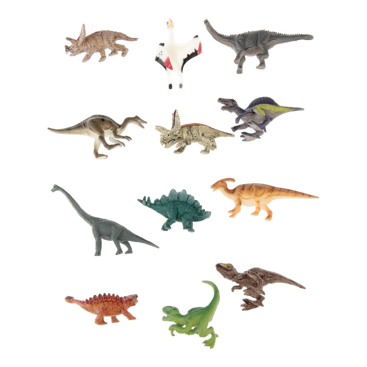 Dinosaurus luxury play set, 12st.