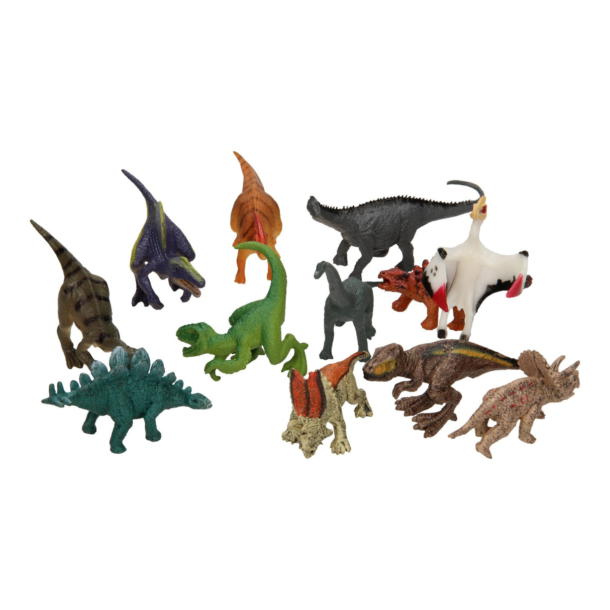 Dinosaurus luxury play set, 12st.