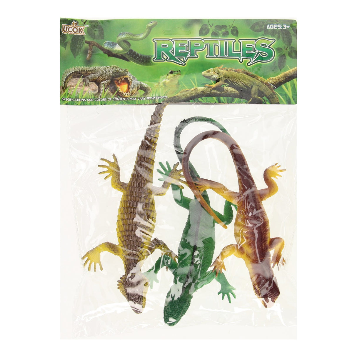 Reptiles Play Set 3dlg.