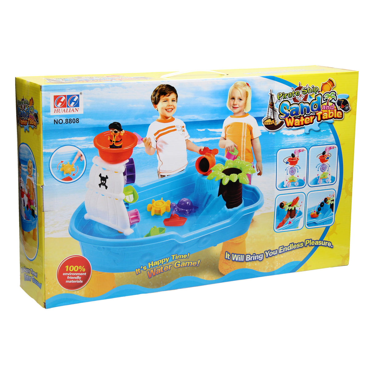 Sand and water play set Pirate boat