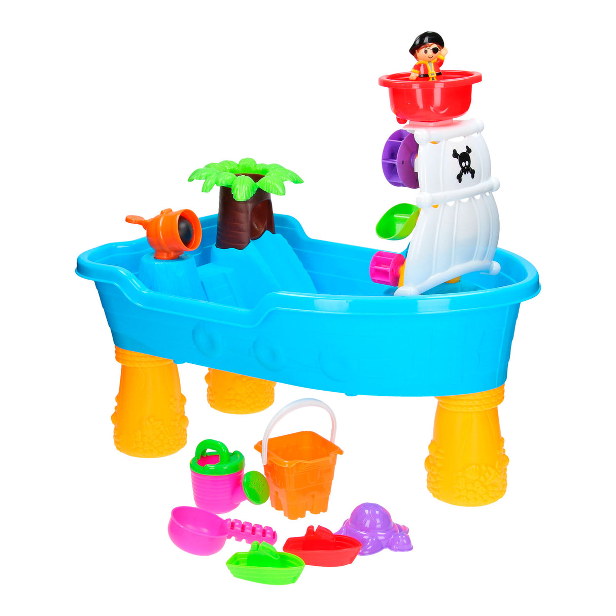 Sand and water play set Pirate boat