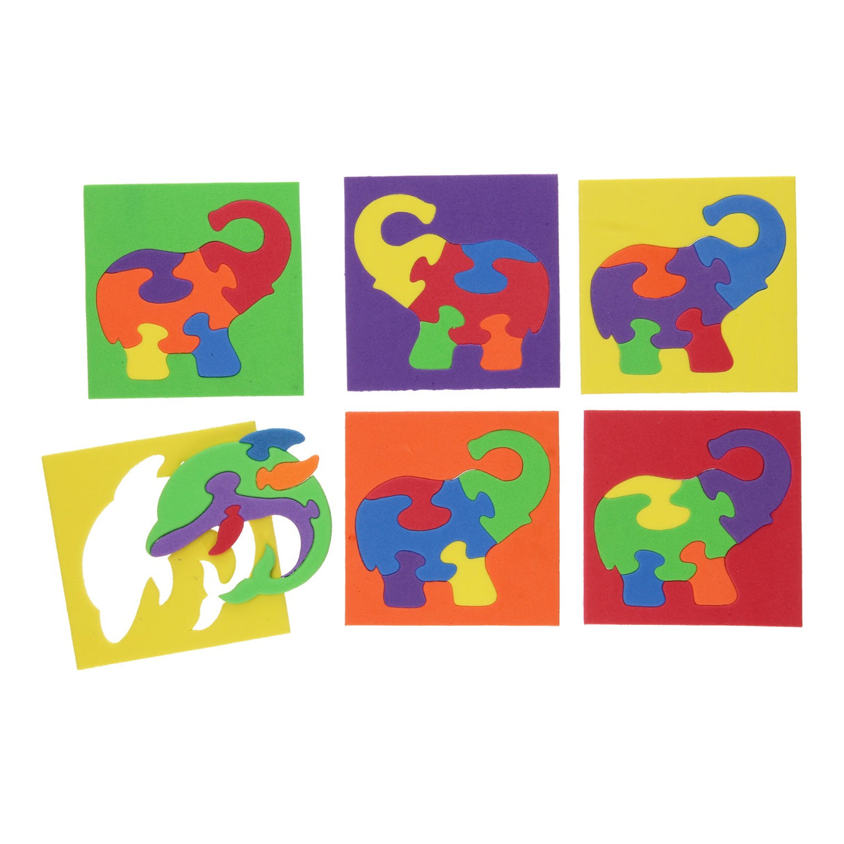 Animal foam puzzle