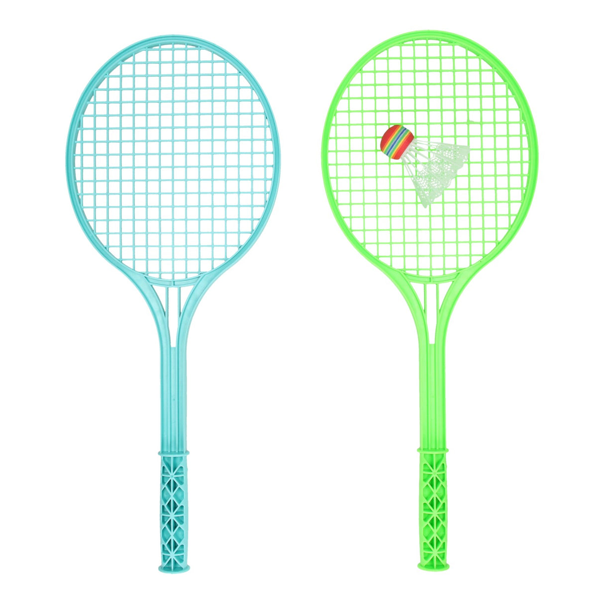 Tennis rackets junior with shuttle