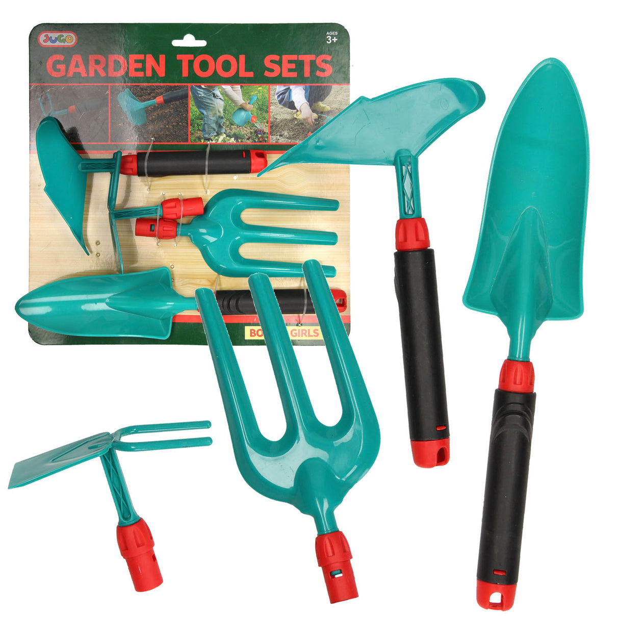 Children's tuinage tools, 4st.