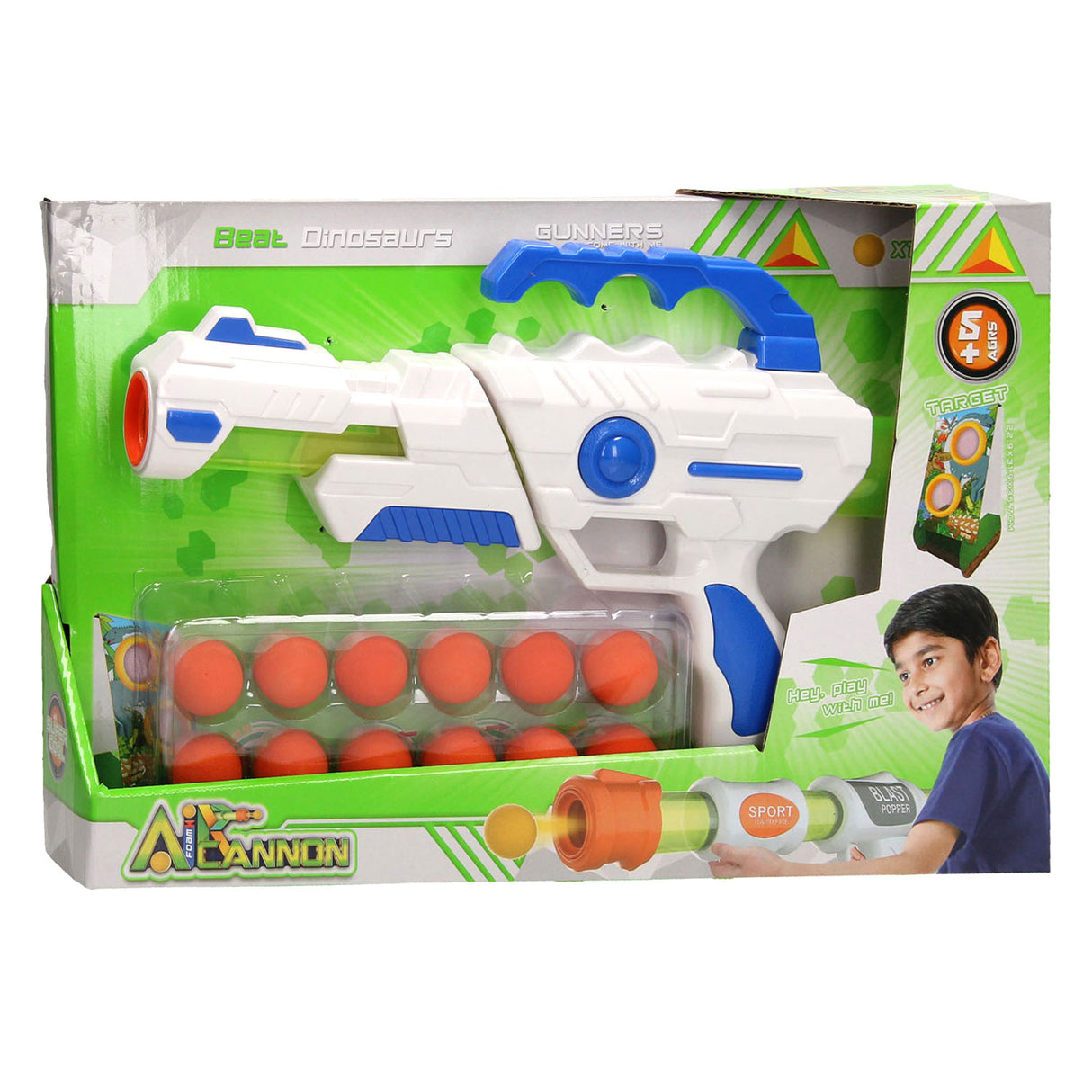 Ball shooter with target