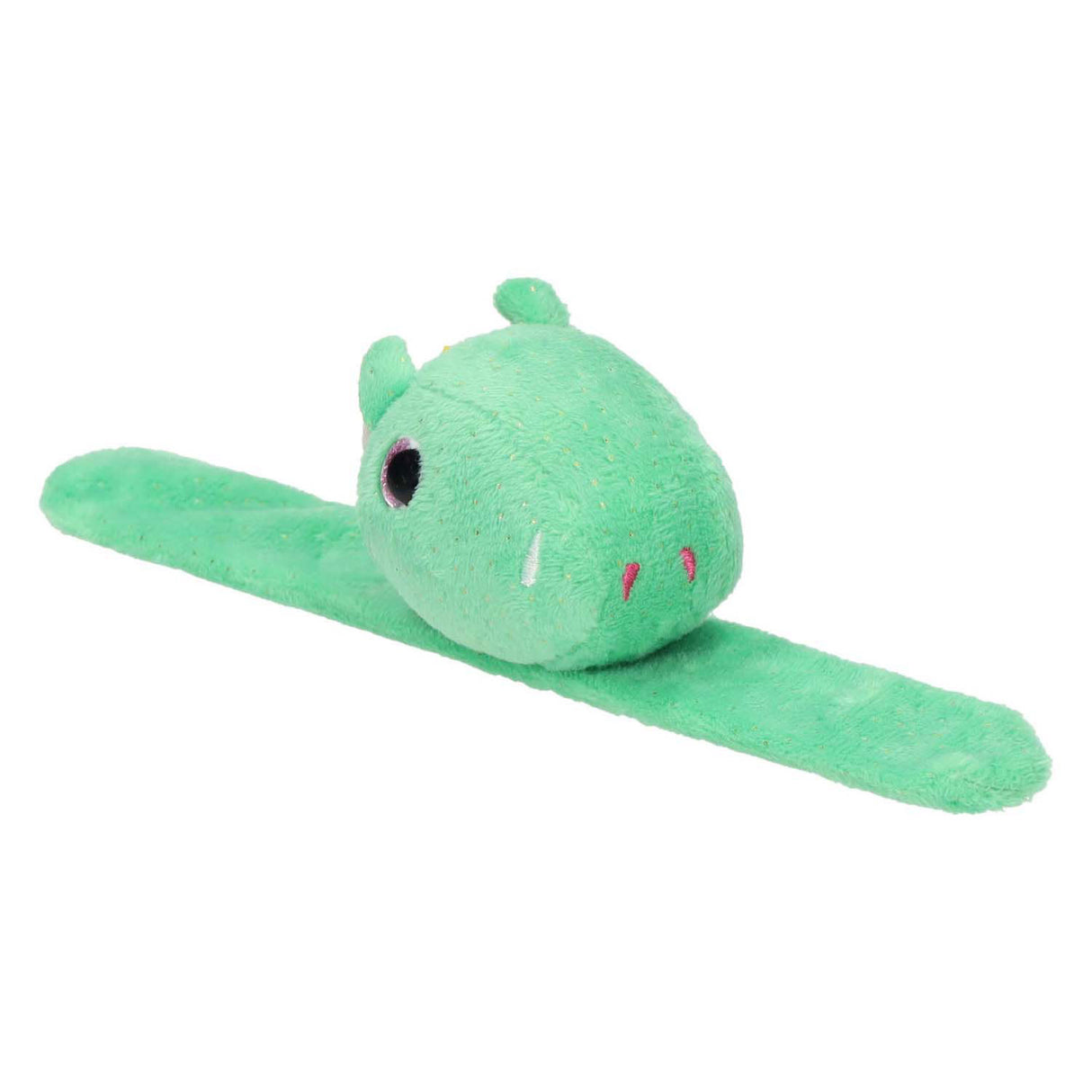 Bracelet pliant en peluche dino