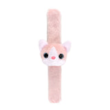 Lobbes pluche klaparmband katje roze