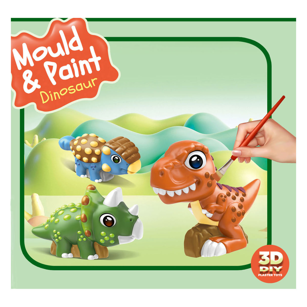 Casting maleri dino 3d