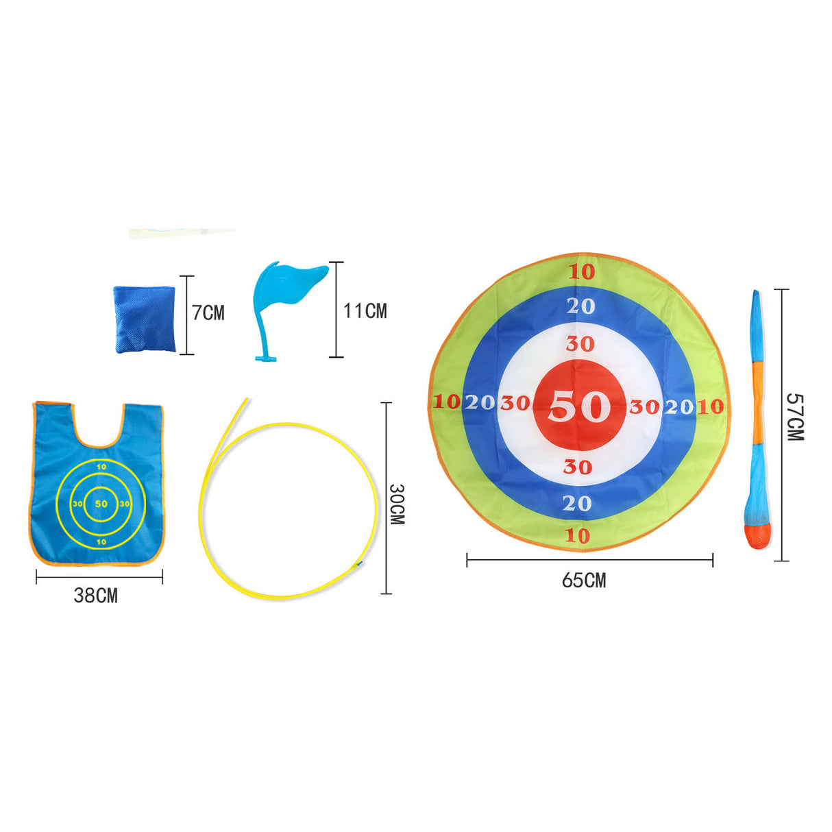 Utomhusaktiviteter spel 3in1