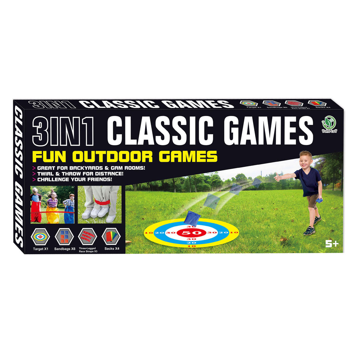 Jeux classiques Outdoor 3in1 Outdoor Games