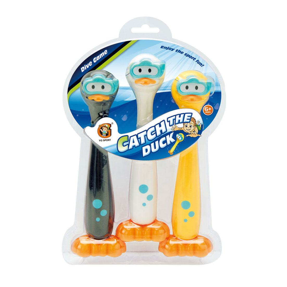 Diving bars funny ducks, 3 pcs.