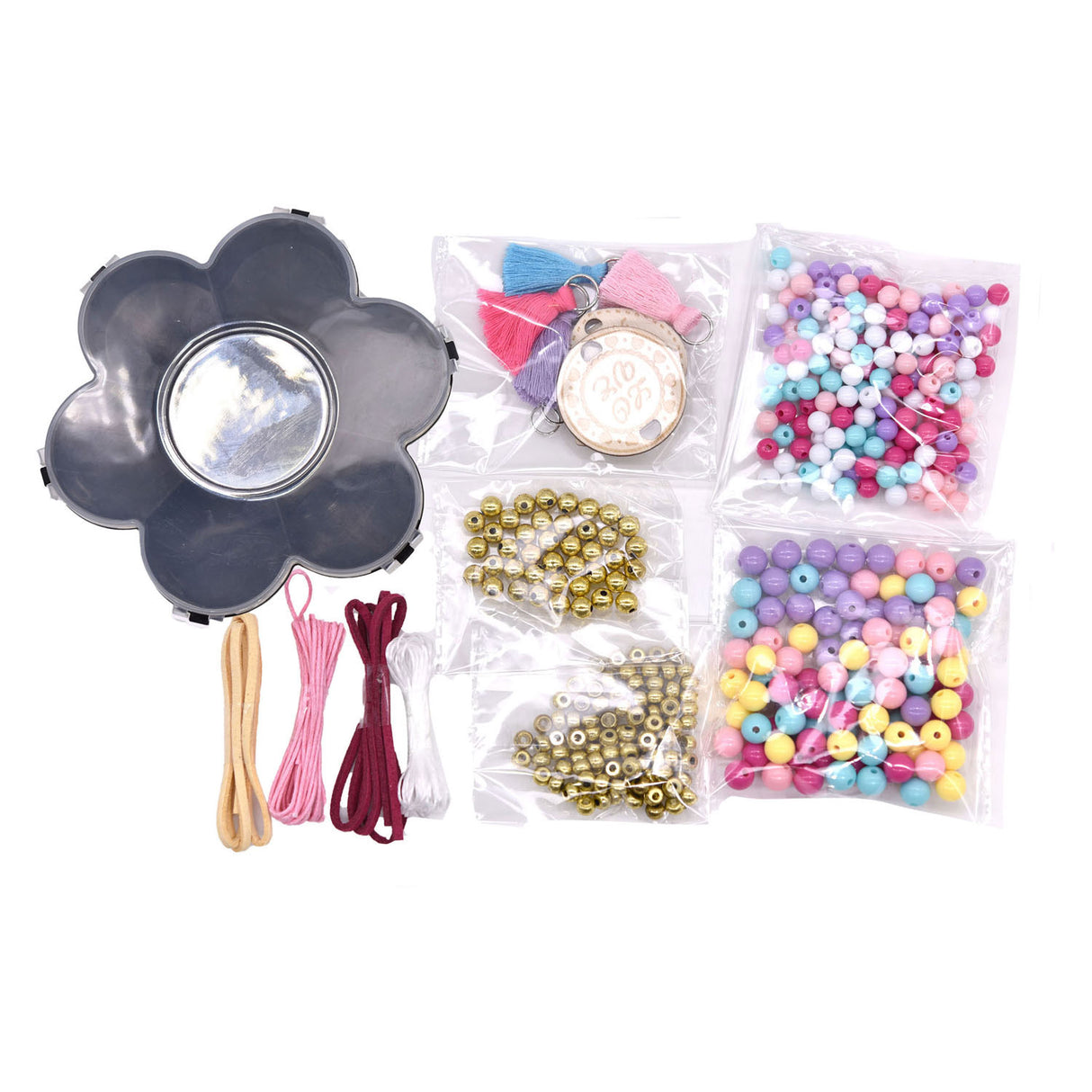Conjunto de joias da moda com pulseiras de camurça doce