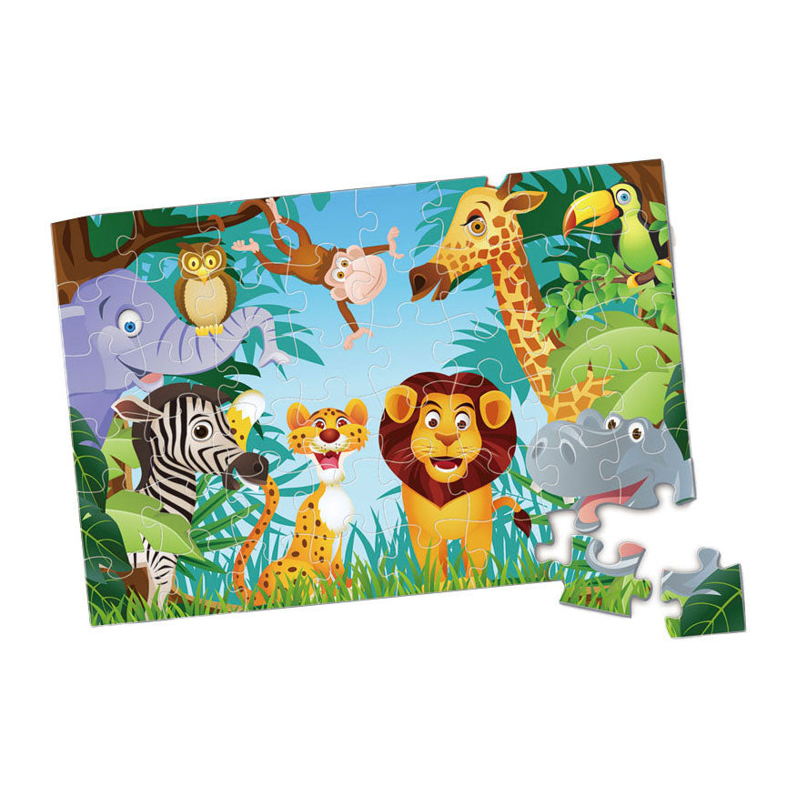 Kanner Puzzel Safari. 48stk.