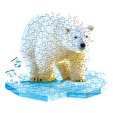 Lobbes toys bv shape puzzle polar bear, 100 pcs.